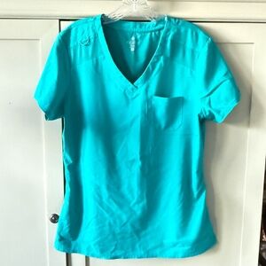 Med Couture Scrub Set – Top M & Jogger Pants S – Pre-Owned, Excellent Condition